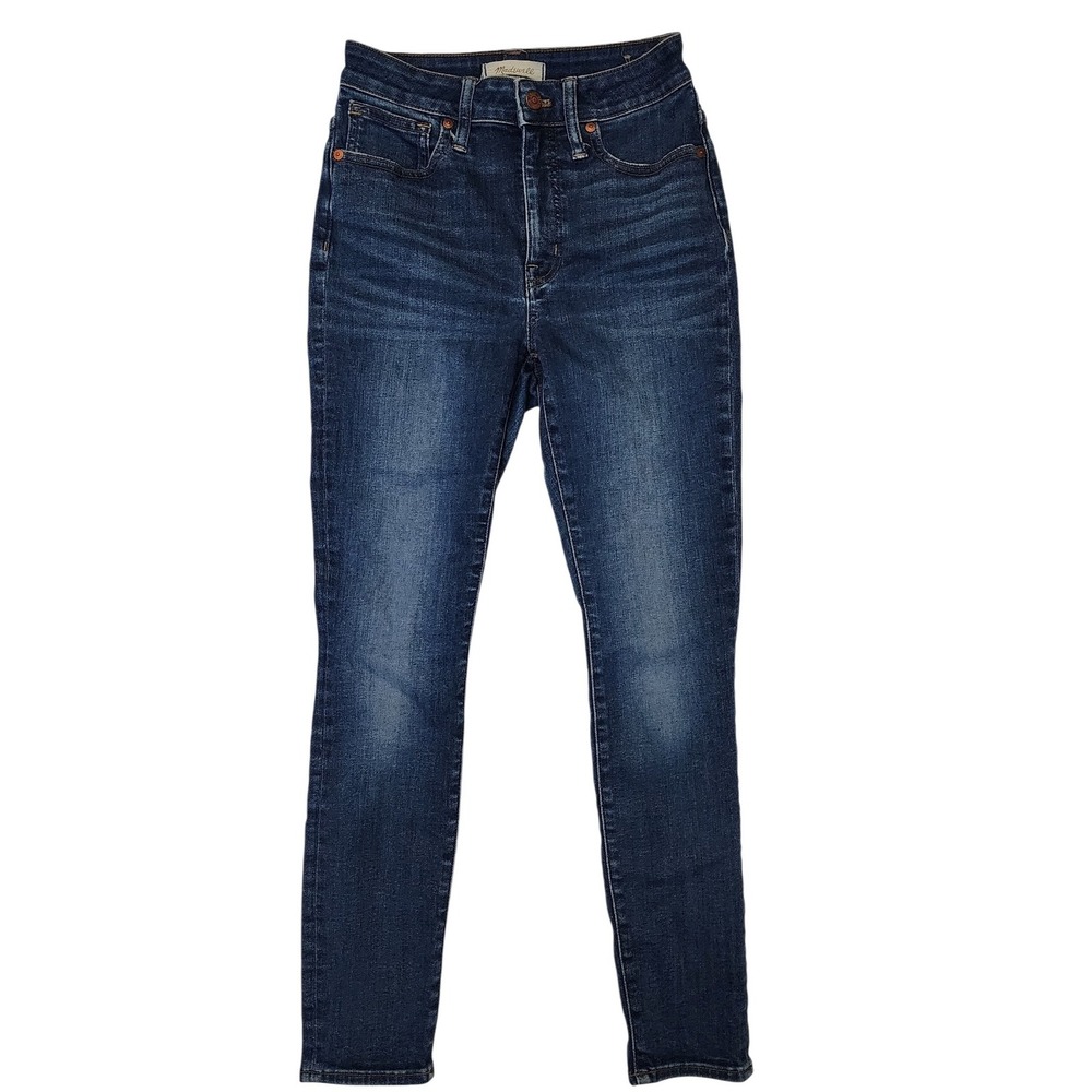 Madewell Curvy High Rise Skinny Jeans Dark Wash Size 26
